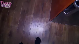 Naughty Brit Teen Kitten, Unable to Find a Nanny Job, Becomes an Anal Sex Puppet to Pay Her Bills.
