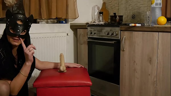 Dirty JOI, Dildo Ride & Intense Squirt in the Kitchen- prev