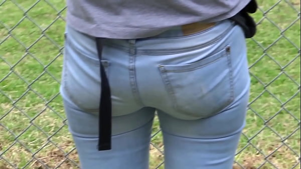 Showing off my big ass with my jeans on and off, compilation, mature Latina